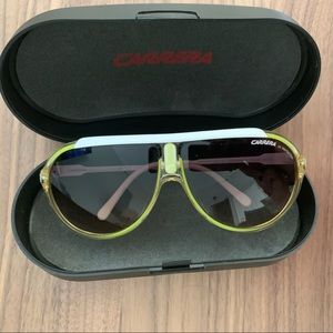 Carrera sunglasses.